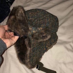 faux fur girls hat
